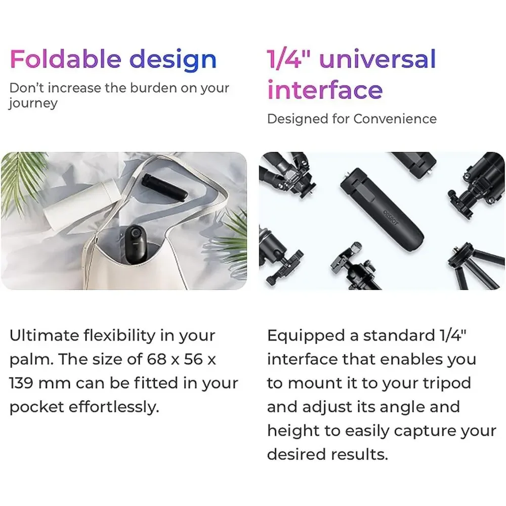 OBSBOT Me AI Auto Tracking Phone Mount Tripod 120° Gesture Control NIB